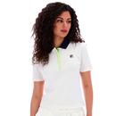 Fila Vintage Women's Juno Polo in Gardenia White SS25WC004 130