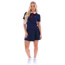 Juno Fila Vintage Women's Fitted Polo Shirt N/G/R
