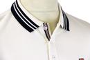 Matcho FILA VINTAGE Retro Mod Stripe Collar Polo G