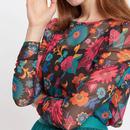 Fillippa LOUCHE 70's Floral Print Long Sleeve Top