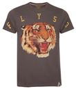 Balboa FLY53 Retro 70s Indie Tiger Print T-Shirt