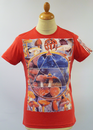Trippin FLY53 Retro 60s Psychedelic Shroom T-Shirt