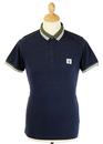 Knockout FLY53 Retro Indie Contrast Collar Polo M
