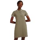 FRED PERRY D3600 Retro Twin Tipped Polo Dress SAGE