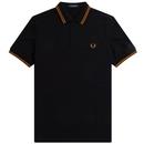 FRED PERRY M3600 Twin Tipped Mod Polo Shirt B/DC