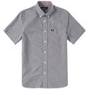 FRED PERRY Mens Mod S/S Gingham Check Shirt