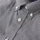 FRED PERRY Mens Mod S/S Gingham Check Shirt