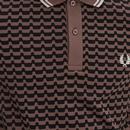 Fred Perry Retro Abstract Graphic Polo Shirt (CB)