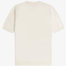 Fred Perry Intarsia Argyle Knitted Crew T-shirt E