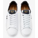 FRED PERRY B722 Leather Retro Tennis Trainers