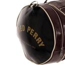 FRED PERRY Contrast Colour Barrel Bag - Port/Black