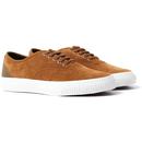 Brason FRED PERRY Men's Retro Suede Trainers 