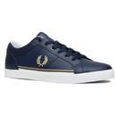 Baseline FRED PERRY Retro Perf Leather Trainers N
