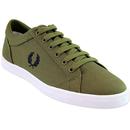 Baseline FRED PERRY Retro Casual Canvas Trainers O