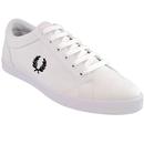 Baseline FRED PERRY Retro Casual Canvas Trainers W