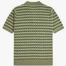Fred Perry Boucle Ribbed Knitted Polo Shirt (OM)