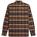 Fred Perry Brushed Cotton Tartan Button Down Shirt