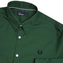 FRED PERRY Mod Button Under Shirt (Tartan Green)