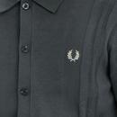 Fred Perry Button Through Retro Knitted Shirt FG