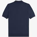Fred Perry Retro 60s Textured Cable Knit Shirt DA