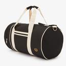FRED PERRY Retro Twin Tipped Canvas Barrel Bag (B)