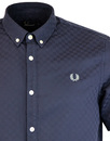 FRED PERRY Retro Mod Indie Chequerboard S/S Shirt