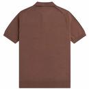 Fred Perry Merino Blend Classic Knitted Shirt CBR