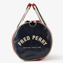 FRED PERRY Colour Block Classic Barrel Bag R/N