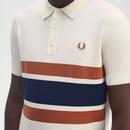 Fred Perry Panelled Combed Cotton Knitted Shirt LE
