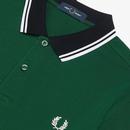 FRED PERRY Contrast Trim Tipped Mod Pique Polo IVY