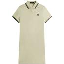 Fred Perry D3600 691 Twin Tipped Polo Dress in Oatmeal