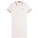 Fred Perry D3600 Twin Tipped Polo Dress in Silky Peach D3600 W12