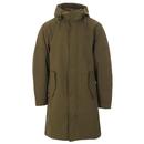 Fred Perry 60s Mod Fishtail Shell Parka in Military Green