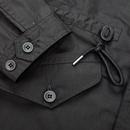 FRED PERRY Men's Mod Fishtail Parka Jacket (Black)