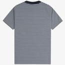 Fred Perry Retro Fine Stripe French Terry Tee (N)
