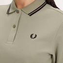 FRED PERRY Women G3600 Retro Twin Tipped Polo WG/B