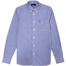 FRED PERRY Mod Button Down Gingham Check Shirt OB
