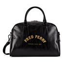 FRED PERRY Retro Arch Branded Bowling Bag BLACK
