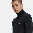 Fred Perry Classic Half Zip Merino Blend Jumper B