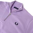 Fred Perry Retro 80s Half Zip Tipped Sweatshirt U