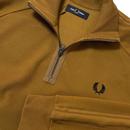 Fred Perry Retro '90s Half Zip Taped Track Jacket 