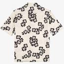 FRED PERRY Retro 70s Floral Revere Collar Shirt