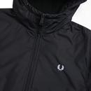 Padded Brentham FRED PERRY Retro Hooded Jacket BL