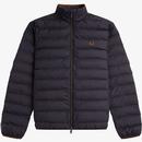 Fred Perry Insulated Puffer Jacket in Navy J4564 248 Main Photo