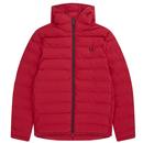 FRED PERRY Insulated Padded Hooded Jacket SIREN