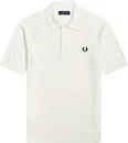 FRED PERRY Retro Mod Textured Knitted Polo Shirt 