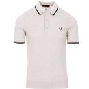 FRED PERRY Men's Mod Tipped Texture Knitted Polo