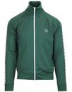 FRED PERRY Sports Tape Funnel Neck Track Jacket