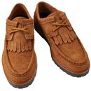 Low Kenney Fred Perry Hairy Suede Retro Loafers DC