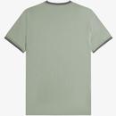 FRED PERRY M1588 Mod Twin Tipped T-Shirt (BL/DA)